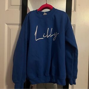 Lilly monogram sweatshirt